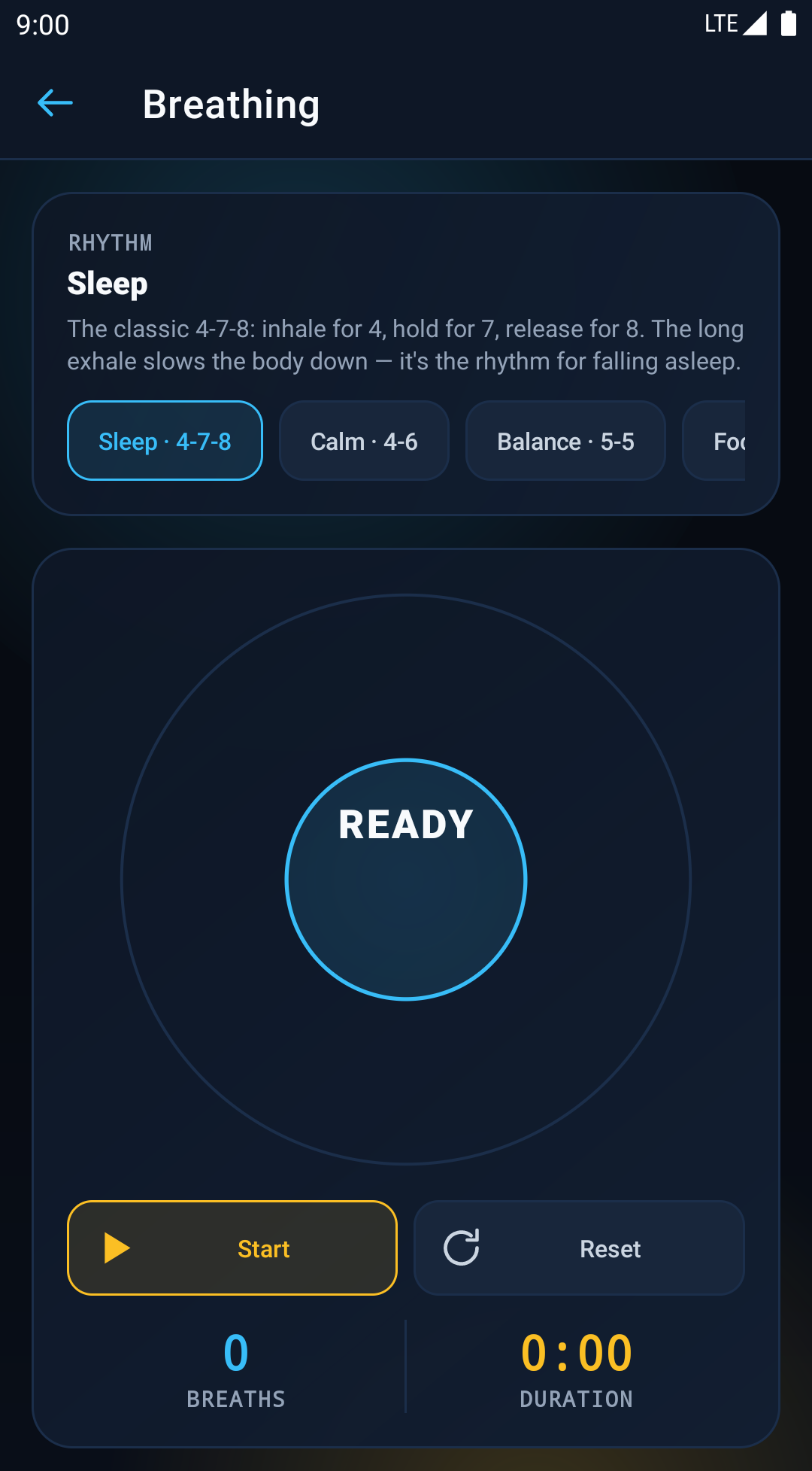 Breathing guide